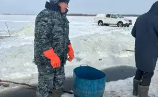 Аэрация озёр в Северо-Казахстанской области предотвращает замор рыбы