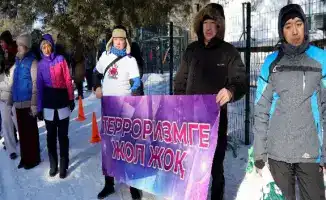 «Снежные трассы против террора»: лыжный забег в Семее объединил более 200 спортсменов