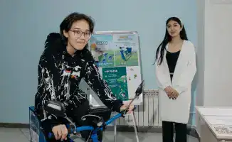 Students from Ualikhanov University Develop Innovative Renewable Energy Project Combining Fitness and Sustainability