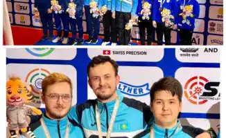 Ислам Сатпаев чемпион Азии по пулевой стрельбе золото Казахстан