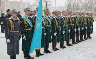 В столичном парке "Ерлік" состоялось мероприятие в честь 25-летия вывода казахстанского батальона с таджикско-афганской границы