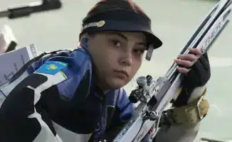 София Шульженко чемпионат Азии стрельба золотые медали мировой рекорд азиатский рекорд пневматическая винтовка 50 метров 3 позиции