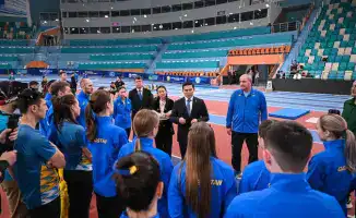 Министр Ербол Мырзабосынов встретился с национальными сборными Казахстана перед турниром Grand Slam по дзюдо и чемпионатом Азии в лёгкой атлетике