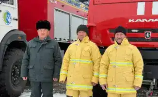 Международная поддержка: Передача противопожарной техники в Катон-Карагайский национальный парк