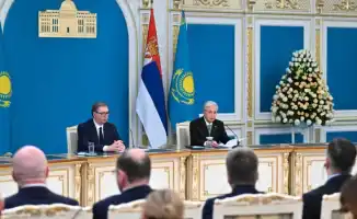 Касым-Жомарт Токаев и Александр Вучич обсудили создание благоприятных условий для сербского бизнеса в Казахстане на брифинге в Астане