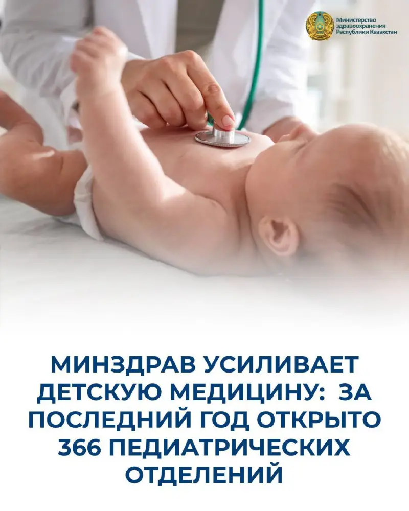 Укрепление детского здравоохранения: 366 новых педиатрических отделений как шаг к улучшению здоровья детей Актобе