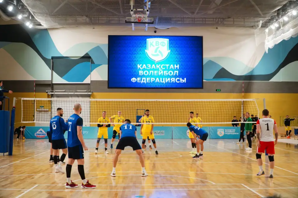 Первые республиканские соревнования по волейболу в Казахстане: участие восьми команд в «Kokshe Arena» Актобе