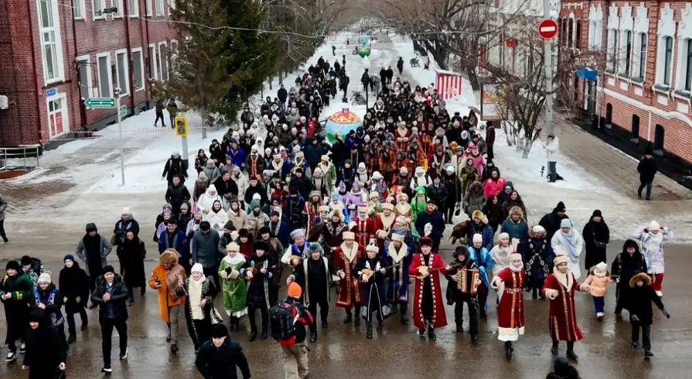 Көрісу күні в Петропавловске празднование единства и дружбы Актобе