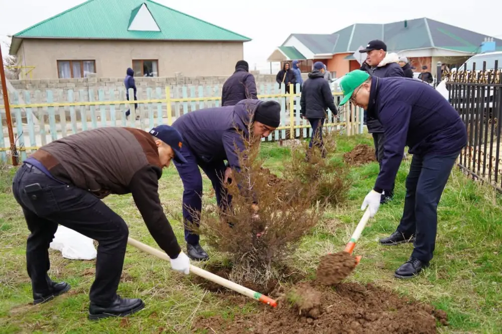 ТУРКЕСТАН: БОЛЕЕ 2000 ЖИТЕЛЕЙ КАЗЫГУРТСКОГО РАЙОНА ПРИНЯЛО УЧАСТИЕ В МАСШТАБНОМ СУББОТНИКЕ Актобе