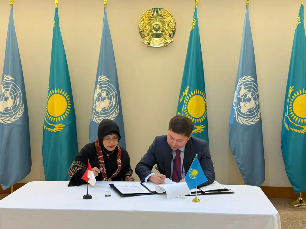 Казахстан и Индонезия подписали меморандум о сотрудничестве в статистике в Нью-Йорке Актобе
