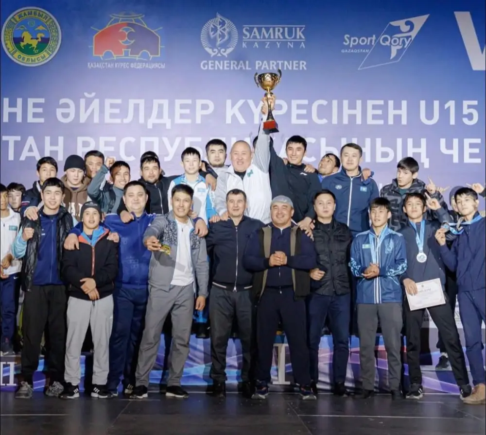 Туркестанские борцы: чемпионы, заковавшие медали в золотые мечты на турнире U-15 по греко-римской борьбе Актобе