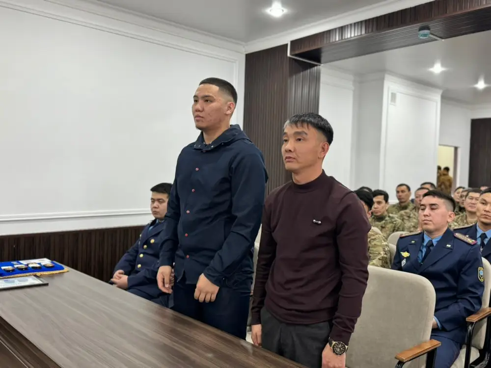 Граждане Тараза получили награды за спасение людей из задымлённого помещения Актобе