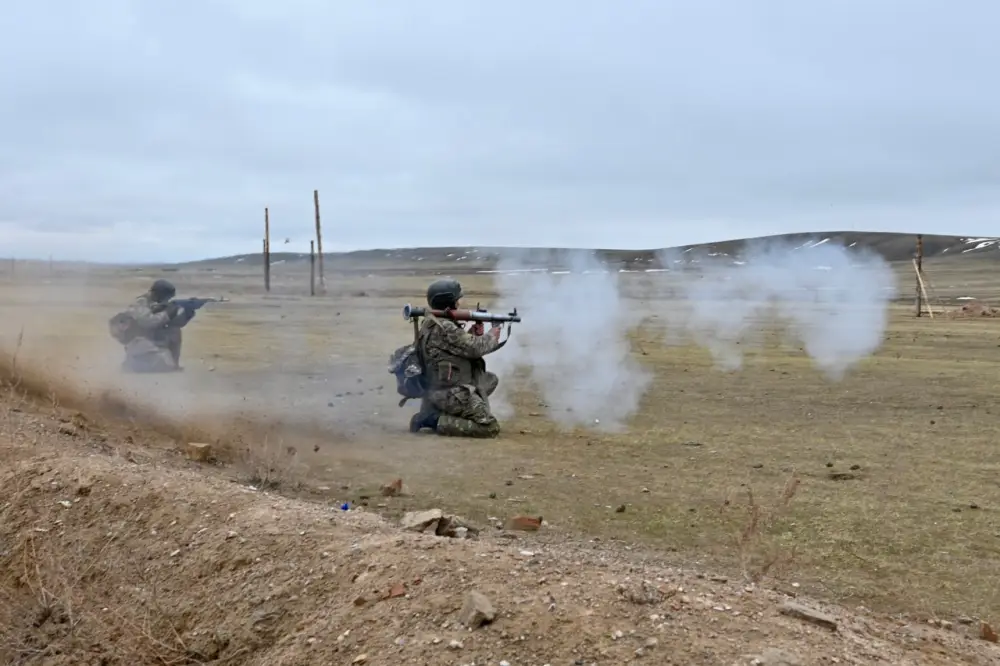 В Конаевском гарнизоне прошло ротное тактическое учение (2)