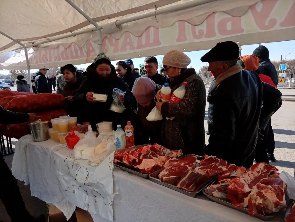 Ярмарка сельскохозяйственной продукции в Кегене поддерживает местных производителей Актобе