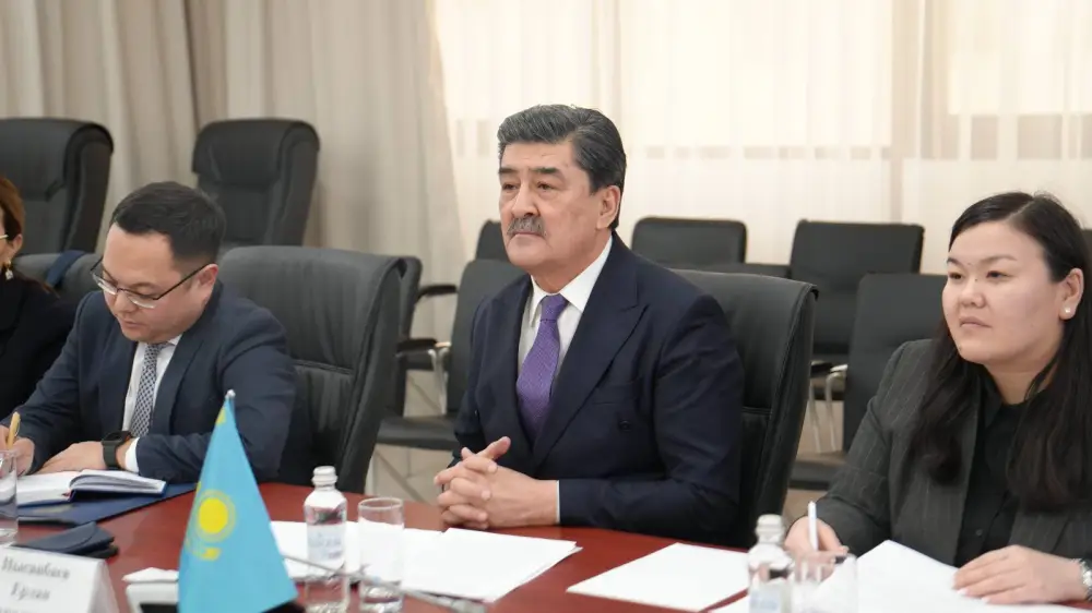 Встреча с Чрезвычайным и Полномочным Послом Кыргызской Республики в Республике Казахстан (2)