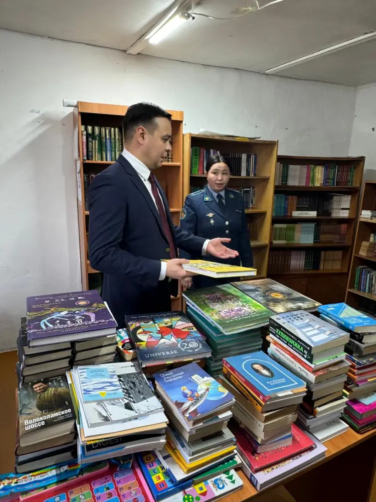 Получение книг для библиотек женских исправительных учреждений и колоний для несовершеннолетних Актобе