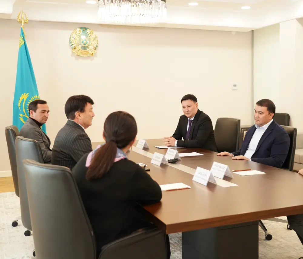 Кушеров обсудил культуру с деятелями Туркестана Актобе