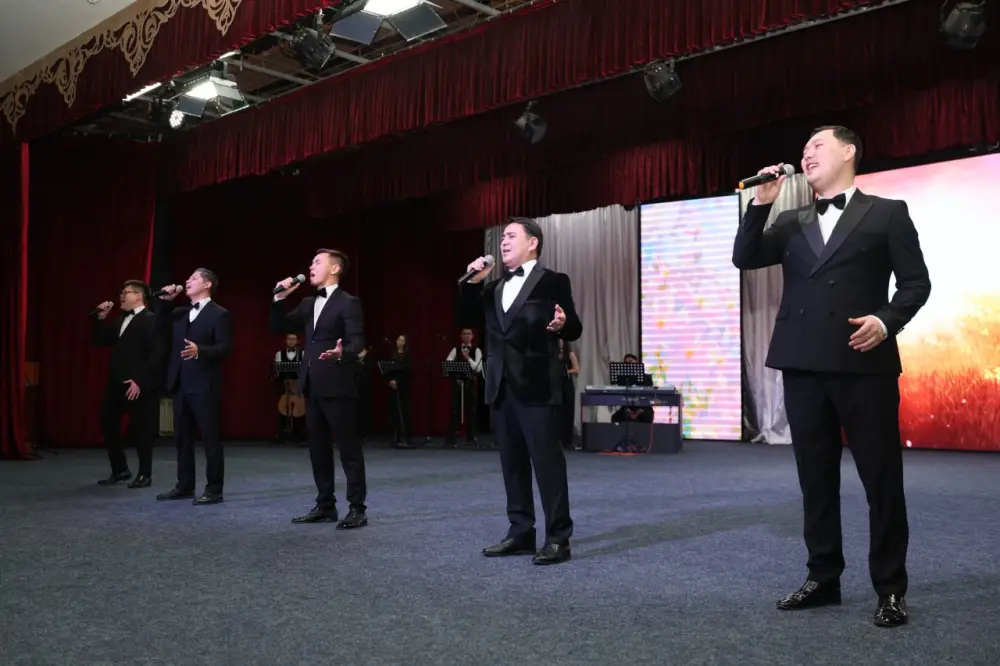 Празднование 8 Марта в Национальной гвардии Актобе