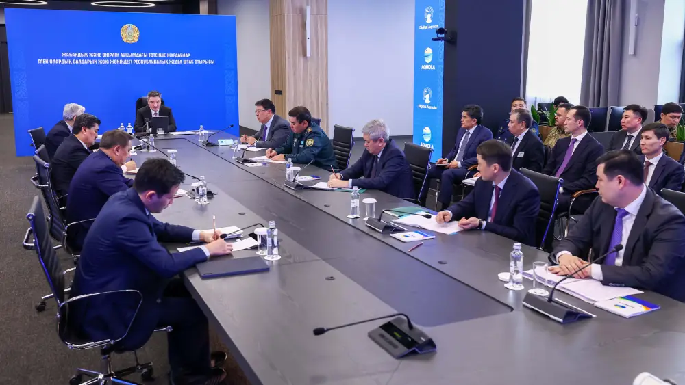 Готовность сил гражданской защиты Казахстана к паводковому периоду Актобе