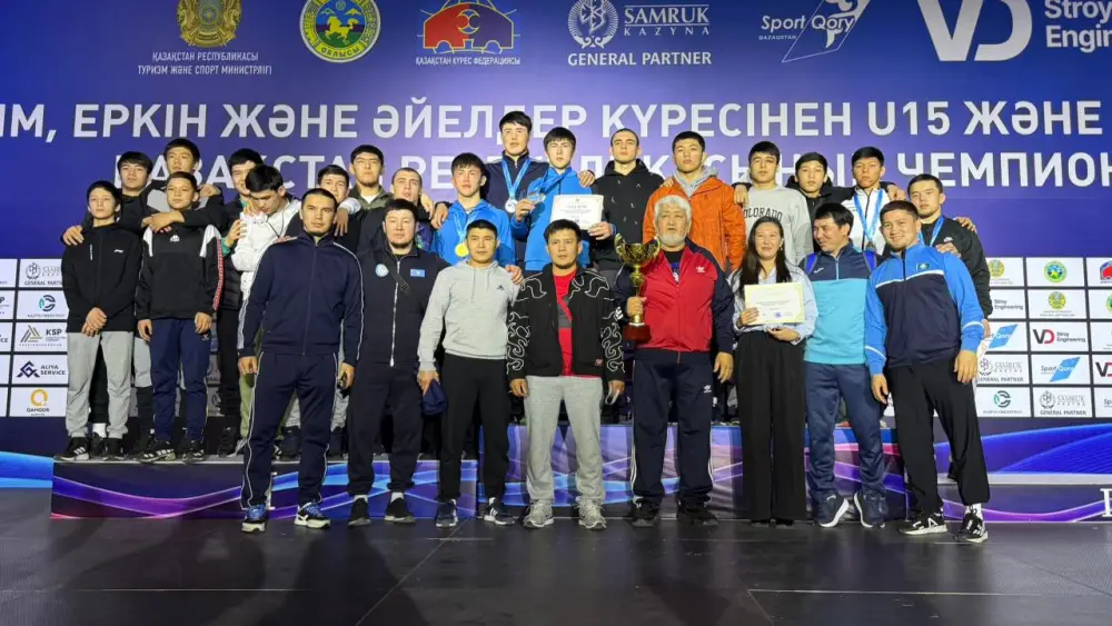 Победы алматинских борцов на чемпионате Казахстана U23 по вольной борьбе Актобе