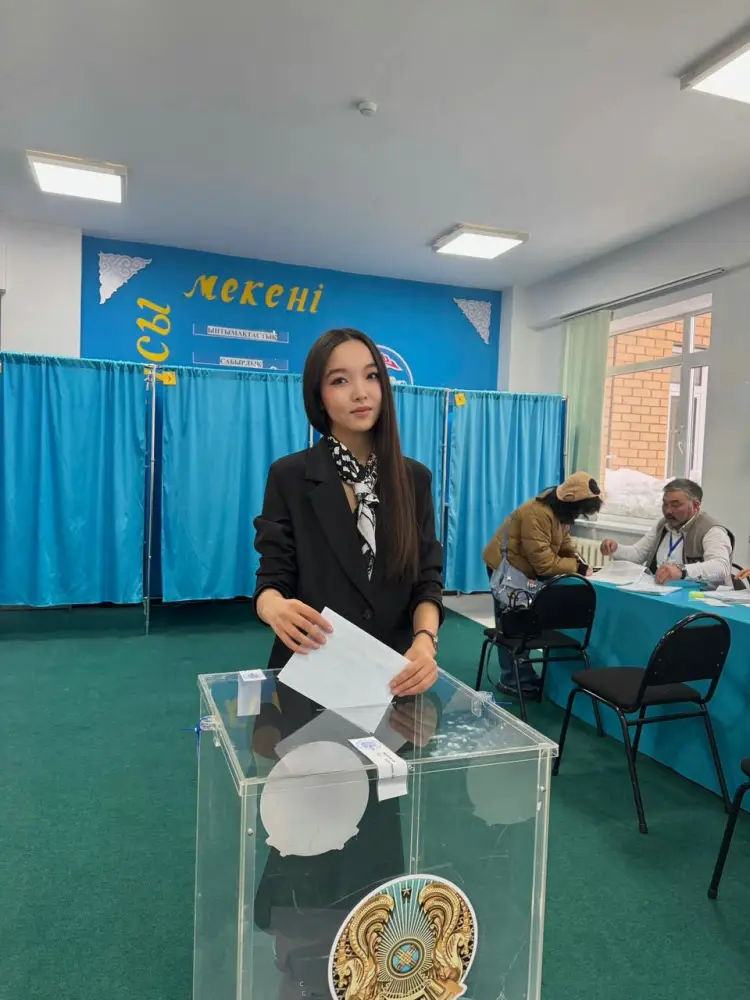 Первое голосование 18-летней жительницы Астаны: шаг к активному гражданству Актобе