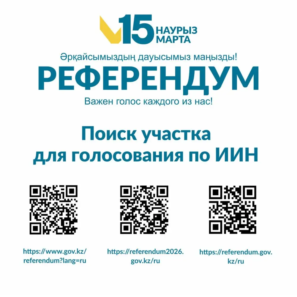 Подготовка к республиканскому референдуму: информация и услуги для граждан Актобе