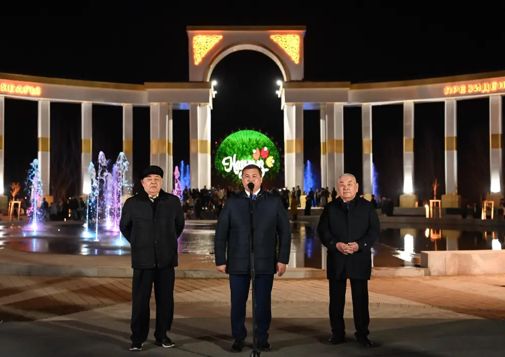 Открытие реконструированного Президентского парка в Кызылорде как шаг к улучшению качества городской среды Актобе