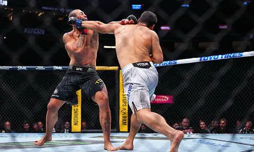 Дияр Нургожай победил Рафаэля Тобиаса на турнире UFC 326 в Лас-Вегасе Актобе