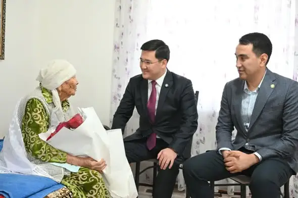 Долгожительницы Жетысая поздравлены с Международным женским днем Актобе