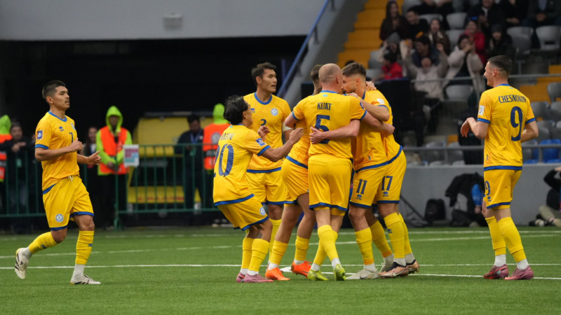 Казахстан одержал победу над Намибией в первом матче турнира FIFA Series в Астане Актобе