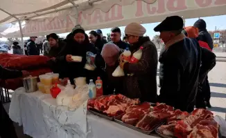 Ярмарка сельскохозяйственной продукции в Кегене поддерживает местных производителей