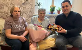 103-Year-Old WWII Labor Veteran Casts Vote in Astana Referendum