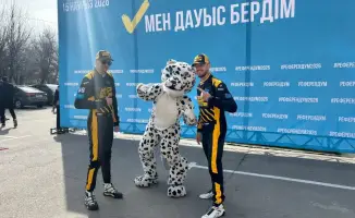 Гражданская активность на референдуме в городе Қонаев