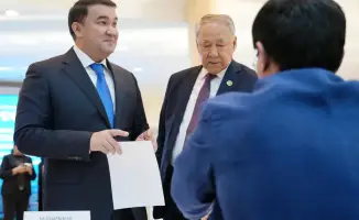 Нуралхан Кушеров проголосовал на референдуме в Туркестанской области