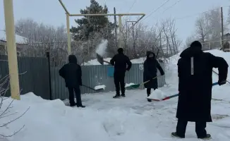 В Денисовском районе волонтёры помогли одинокой пенсионерке в рамках акции «Снежный десант»