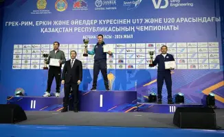 Сборная Алматы одержала победу на республиканском первенстве по вольной борьбе среди молодежи U20