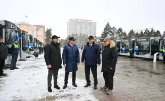 Парк общественного транспорта города Семей пополнился 32 современными автобусами