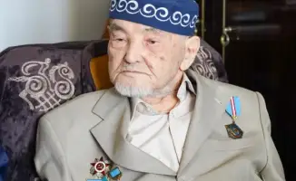 102-летний ветеран Курмат Рахимов активно участвует в голосовании