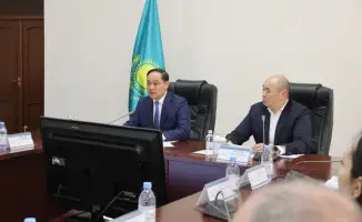 Встреча Карашукеева с бизнесменами Жамбыла