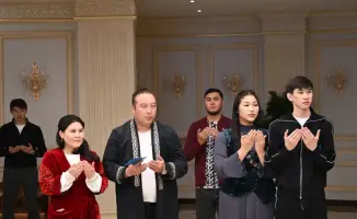 Четыре пары стали супругами в Талдыкоргане на празднике «Шаңырақ күні»