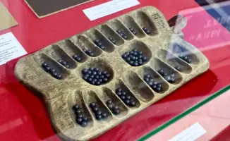 Выставка традиционных казахских игр в Национальном центральном музее Казахстана