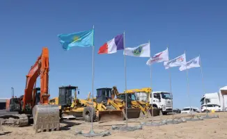 В Жамбылской области началось строительство ветровой станции
