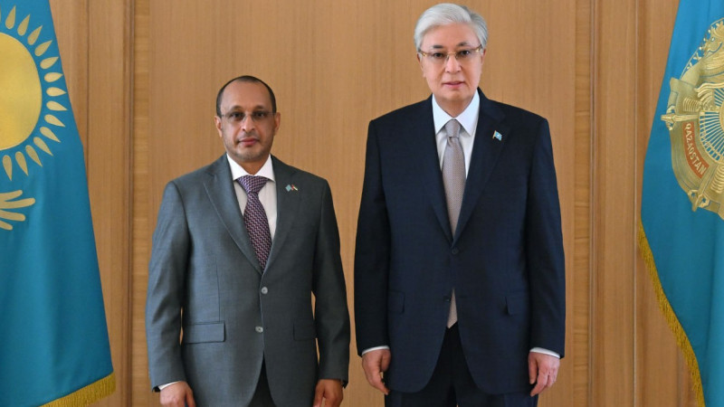 Токаев встретился с послом ОАЭ в Нур-Султане Актобе