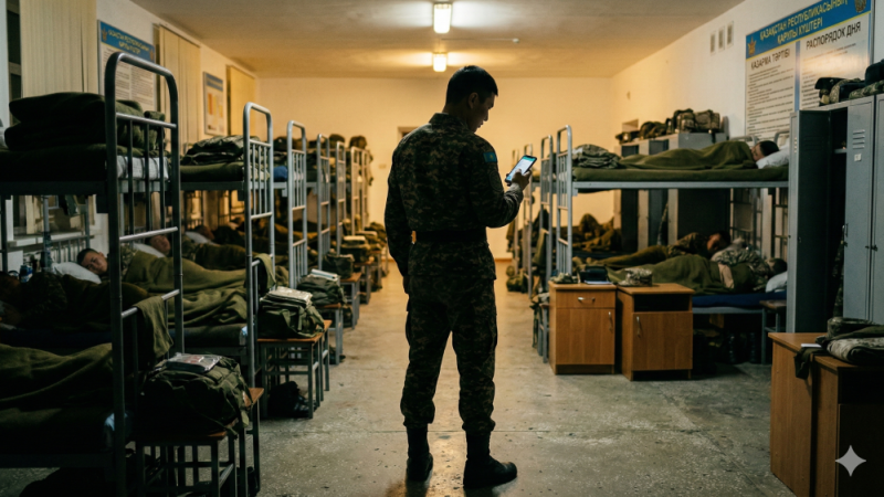 В Астане задержан автор резонансного поста в Threads о сексуальном насилии в армии Казахстана Актобе