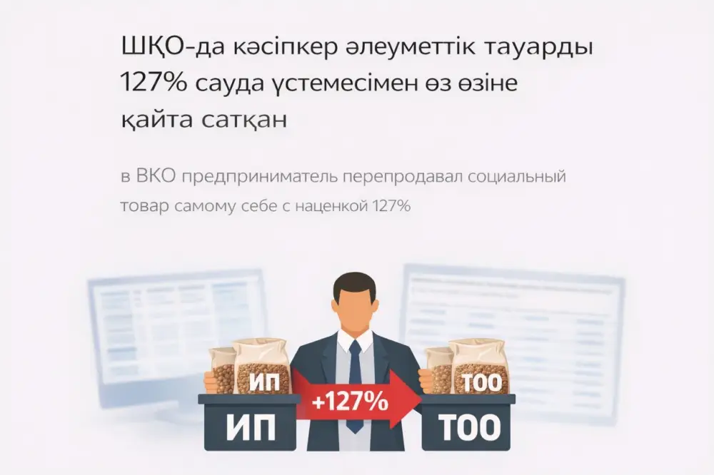 В Восточно-Казахстанской области пресечена схема перепродажи социального товара с наценкой 127% Актобе