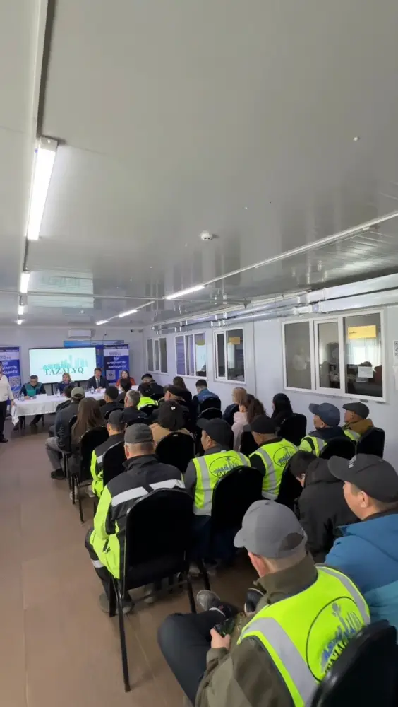 Прокуроры в Астане обсуждают международные стандарты законодательства с работниками «Астана Тазалык» Актобе