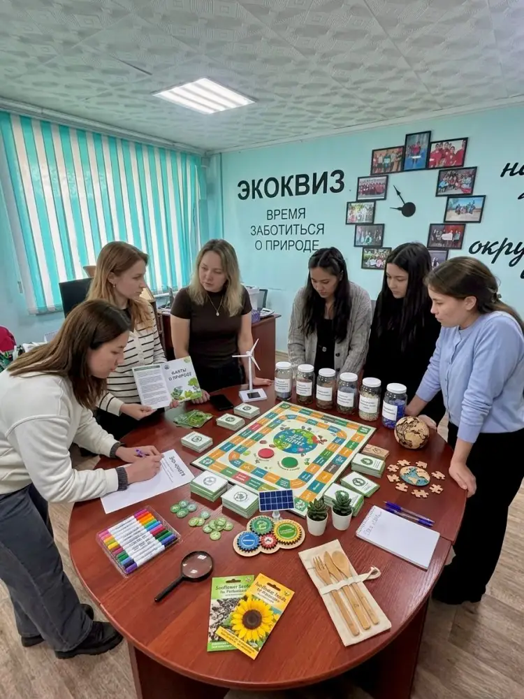 Экологический квиз для молодежи в Карабалыке инициатива Таза Қазақстан Актобе