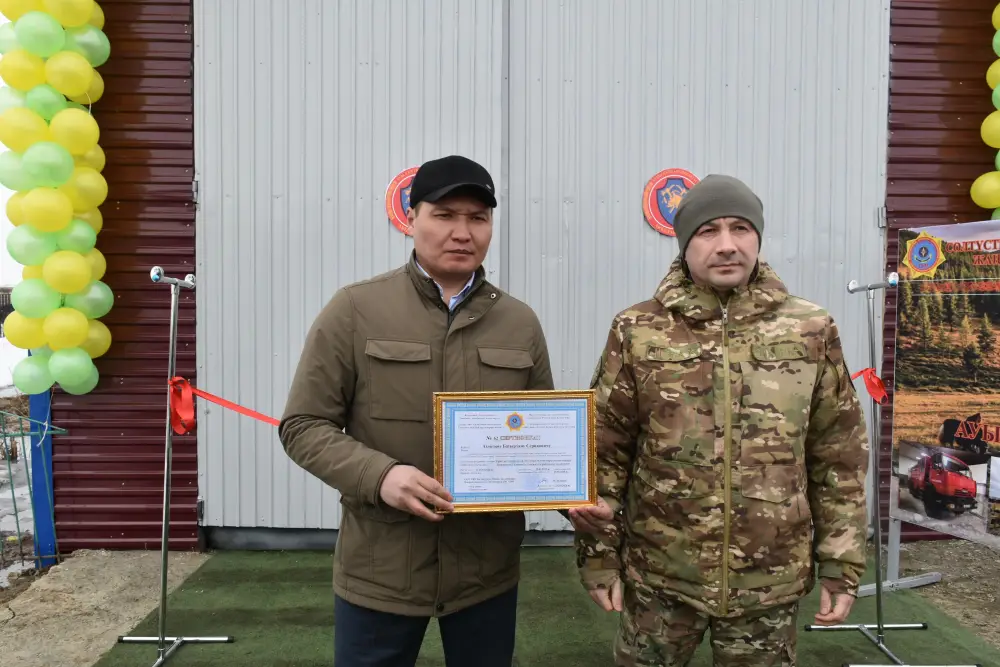 В Казахстане открыт 163-й добровольный пункт пожаротушения «Ауыл құтқарушылары» (2)