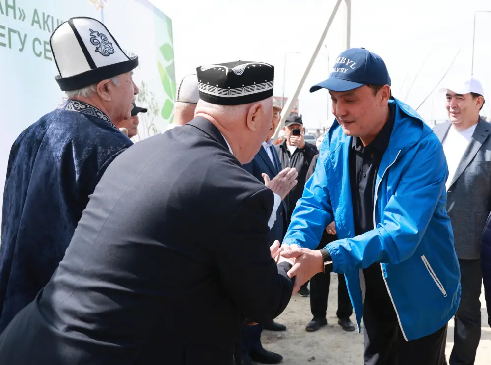 Green Initiatives in Kazakhstan: Over 9,000 Trees Planted in Zhambyl Region Актобе