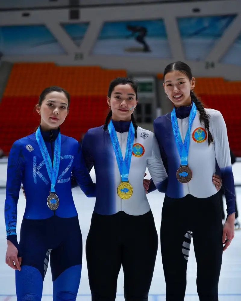 Стали известны победители и призеры чемпионата Казахстана по шорт-треку (2)